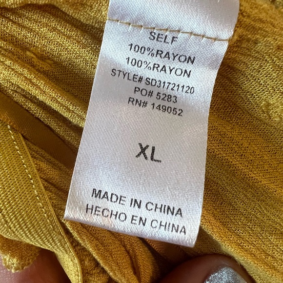 Fashion Nova Sunny Yellow Maxi Dress Size XL - Picture 9 of 9